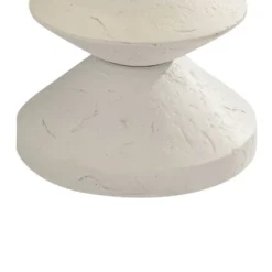 360 Lighting Modern Table Lamps 24 1/2" High Set Of 2 White Sculpture Fabric Cone Shade For Bedroom Living Room House Home Bedside Nightstand Office -Adesso Sales Store GUEST ebe69f9e 4681 49d4 bfa8 976fb99da4a3