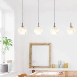 Lanson Pendant Chrome/Clear - Safavieh -Adesso Sales Store GUEST ed6e1f75 1e95 4c6b 8bdb 5fbeb9b0d3fc