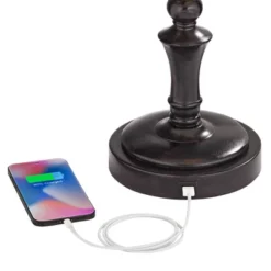 Regency Hill Traditional Desk Table Lamp Swing Arm With Hotel Style USB Charging Port 21.75" High Bronze Metal Faux Leather Bell Shade For Bedroom 9 Regency Hill Traditional Desk Table Lamp Swing Arm With Hotel Style USB Charging Port 21.75" High Bronze Metal Faux Leather Bell Shade For Bedroom -Adesso Sales Store GUEST eec95266 777d 4edb 998b e07940118f6b