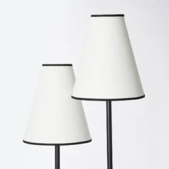 2-Head Floor Lamp With Trimmed Shade Black (Includes LED Light Bulb) - Threshold™ Designed With Studio McGee -Adesso Sales Store GUEST f035995d f7b3 4db1 a0dd 1617e77b28a8