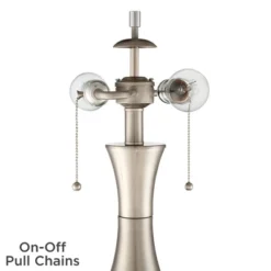 360 Lighting Simon Modern Accent Table Lamps Set Of 2 21" High Silver With USB Charging Port White Glass Dome Shade For Bedroom Living Room House Desk 11 360 Lighting Simon Modern Accent Table Lamps Set Of 2 21" High Silver With USB Charging Port White Glass Dome Shade For Bedroom Living Room House Desk -Adesso Sales Store GUEST f0a6a726 2d99 4245 94ae edbceb984af2