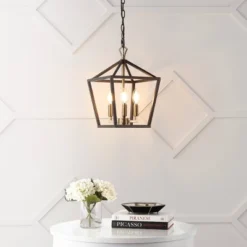 10" 3-Light Ojai Iron Classic Modern Lantern LED Pendant - JONATHAN Y -Adesso Sales Store GUEST f20e8ce2 6a42 42f3 b31e 663a1289eff6
