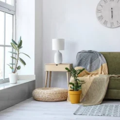 20.4" Traditional Ceramic Purled Texture Bedside Table Desk Lamp With White Fabric Drum Shade Off-White - Simple Designs -Adesso Sales Store GUEST f3819885 7da7 40b4 a91b b7fc301e601e