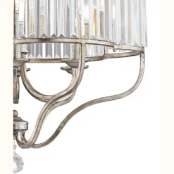 Vienna Full Spectrum Stella Antique Soft Silver Chandelier 22" Wide French Crystal Glass 6-Light Fixture For Dining Room House Foyer Kitchen Island -Adesso Sales Store GUEST f3a02d41 a0be 4bf8 aa96 734b14fd0ca1