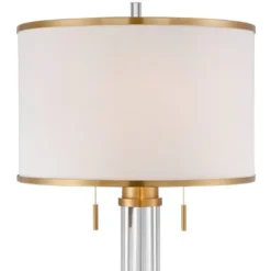 Possini Euro Design Cadence Modern Floor Lamp Standing 62" Tall Crystal Glass Column Satin Brass Linen Drum Shade For Living Room Bedroom Office House 10 Possini Euro Design Cadence Modern Floor Lamp Standing 62" Tall Crystal Glass Column Satin Brass Linen Drum Shade For Living Room Bedroom Office House -Adesso Sales Store GUEST f4d9487e bd8e 4d4e ab08 6d302613901b