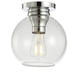 7.75" Metal/Glass Atlas Flush Mount (Includes Energy Efficient Light Bulb) - JONATHAN Y -Adesso Sales Store GUEST f5a6c8fd 2f72 406a a0ec 4021b09332ca