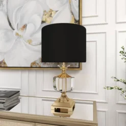 Crystal Table Lamp With Drum Shade Gold - Olivia & May 29 Crystal Table Lamp With Drum Shade Gold - Olivia & May -Adesso Sales Store GUEST f6b90470 f042 4a7a 9f7c bea3fab9c589