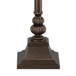 Kathy Ireland Mulholland Vintage Rustic Torchiere Floor Lamp With Side Lights 72" Tall Bronze Tortoise Shell Frosted Glass For Living Room Reading -Adesso Sales Store GUEST fa9e2227 8d29 4abf af79 2c37e877a913