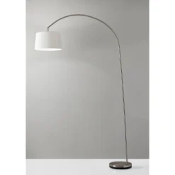 Goliath Arc Lamp Brushed Steel - Adesso -Adesso Sales Store GUEST fc958dbd e641 4b20 8d18 a3d682e68da4