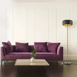 Globe Electric 2 Light Metallic Dark Gray Floor Lamp - Novogratz X Globe -Adesso Sales Store GUEST fd18e4c8 2991 4644 b2b3 18c983a3e6a0