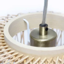 Circular Rattan Pendant Light Beige - Lalia Home -Adesso Sales Store GUEST fec1793d 1b50 4b90 ad28 549e1140df55