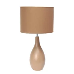 Oval Bowling Pin Base Ceramic Table Lamp - Simple Designs -Adesso Sales Store GUEST fefef1cd ee5f 456c 9d76 30190c2ff914